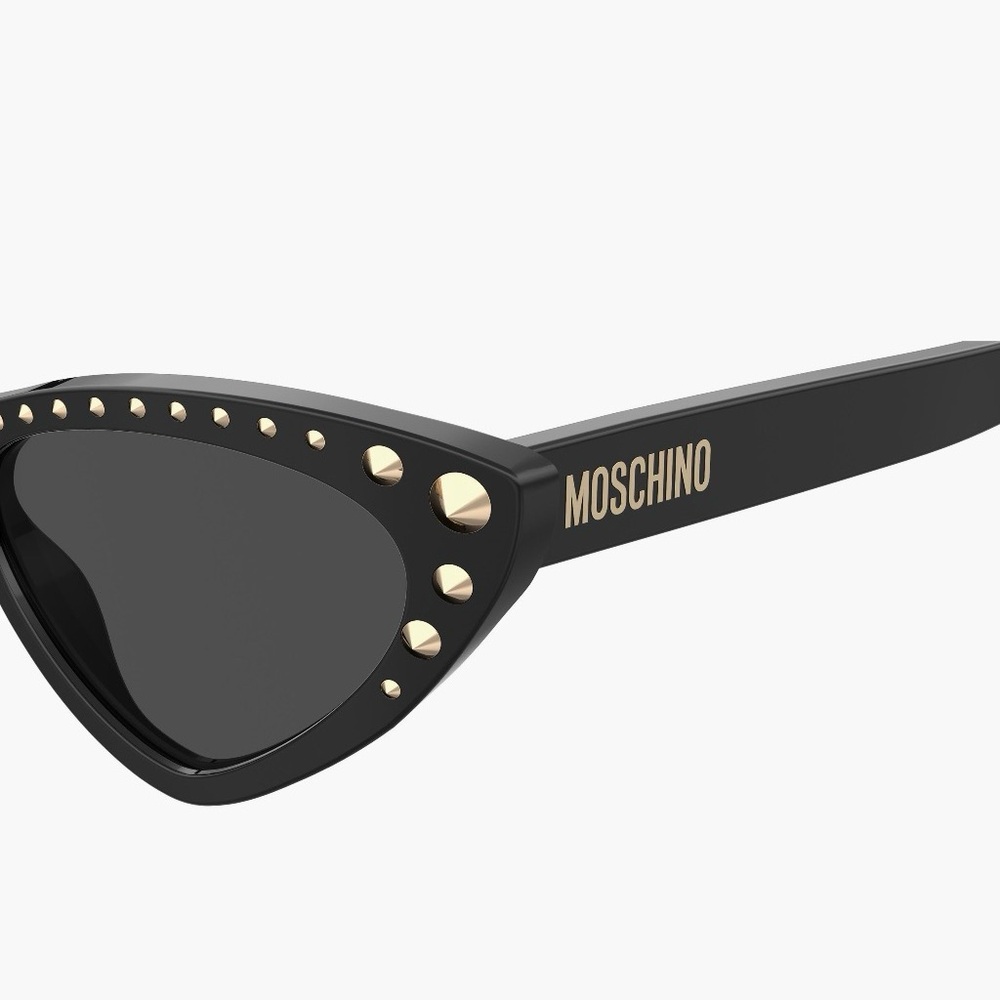 ✨ NWT Moschino 53mm Studded Cat Eye Sunglasses ✨ - Picture 4 of 5